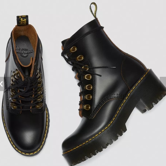 Doc Marten Leona Platform Boot Size 5 (UK 3) (EU36) - Picture 1 of 16